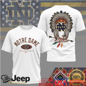 Notre Dame Fighting Irish Official NCAA Native American Heritage Month 3D Shirt