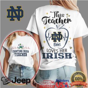 Notre Dame Fighting Irish Official Teacher Appreciation Month Women’s Shirt Notre Dame Fighting Irish Official Teacher Appreciation Month Women’s Shirt