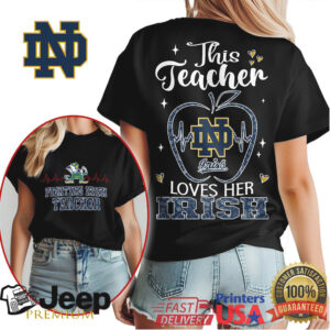 Notre Dame Fighting Irish Official Teacher Appreciation Month Women's Shirt