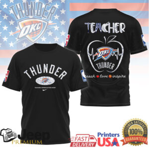 OKC Thunder Teacher Appreciation Night T Shirt NBA Basketball Teacher Gift OKC Thunder Teacher Appreciation Night T Shirt NBA Basketball Teacher Gift