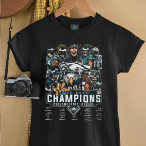 Official Philadelphia Eagles NFC East Champions Commemorative T Shirt Official Philadelphia Eagles NFC East Champions Commemorative T Shirt