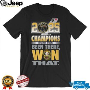Official Pittsburgh Steelers 2025 Kings of the North Champions Tee