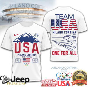 Official Team USA Milano Cortina 2026 Olympic T Shirt