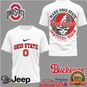 Ohio State Buckeyes Official NCAA Grateful Game Day 3D Shirt Ohio State Buckeyes Official NCAA Grateful Game Day 3D Shirt