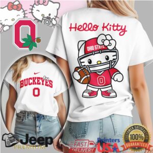 Ohio State Buckeyes Official NCAA Hello Kitty Women's Shirt