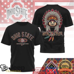 Ohio State Buckeyes Official NCAA Native American Heritage Month 3D Shirt Ohio State Buckeyes Official NCAA Native American Heritage Month 3D Shirt