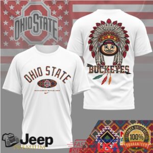 Ohio State Buckeyes Official NCAA Native American Heritage Month 3D Shirt