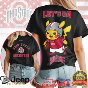 Ohio State Buckeyes Official NCAA Pokemon Fan 3D Shirt