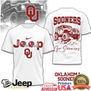 Oklahoma Sooners Jeep Offroad Football Fan Shirt