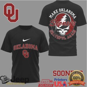 Oklahoma Sooners Official NCAA Grateful Game Day 3D Shirt