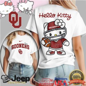 Oklahoma Sooners Official NCAA Hello Kitty Women's Shirt