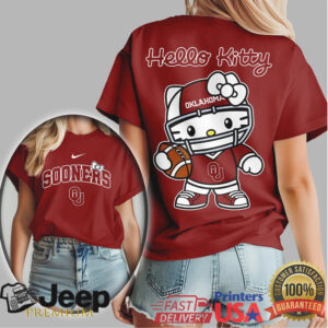 Oklahoma Sooners Official NCAA Hello Kitty Women's Shirt