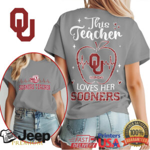Oklahoma Sooners Official Teacher Appreciation Month Women's Shirt