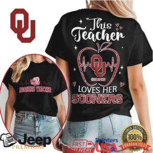 Oklahoma Sooners Official Teacher Appreciation Month Women's Shirt