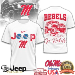Ole Miss Rebels Jeep “Go Rebels” Offroad Tshirt