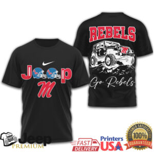 Ole Miss Rebels Jeep “Go Rebels” Offroad Tshirt