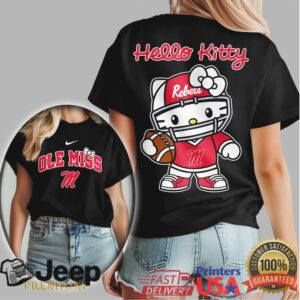 Ole Miss Rebels Official NCAA Hello Kitty Women's Shirt