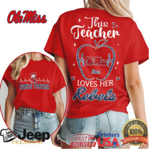Ole Miss Rebels Official Teacher Appreciation Month Women's Shirt