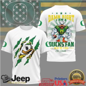 Oregon Ducks Official NCAA Go Ducks 3D Shirt
