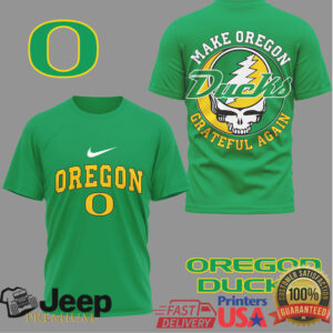 Oregon Ducks Official NCAA Grateful Game Day 3D Shirt