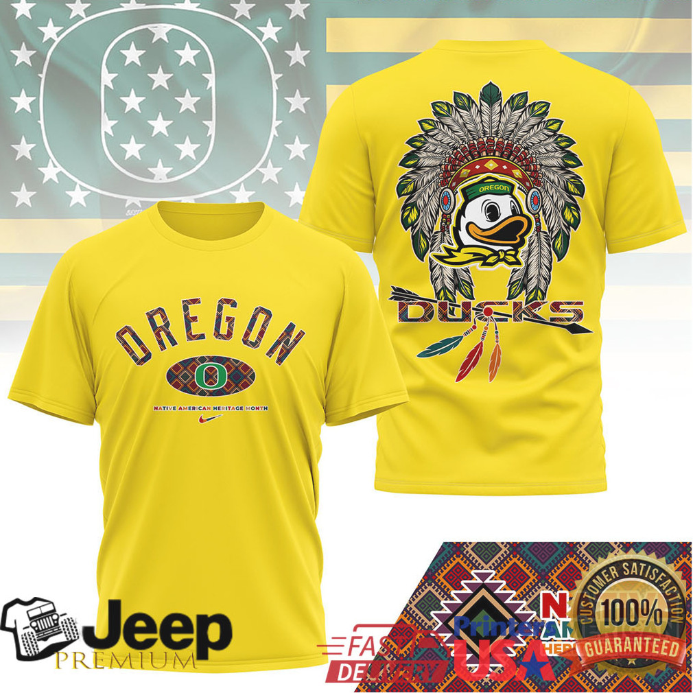 Oregon Ducks Official NCAA Native American Heritage Month 3D Shirt Oregon Ducks Official NCAA Native American Heritage Month 3D Shirt