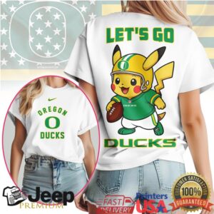 Oregon Ducks Official NCAA Pokemon Fan 3D Shirt