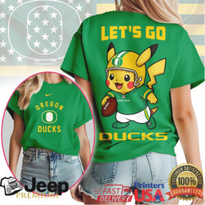 Oregon Ducks Official NCAA Pokemon Fan 3D Shirt
