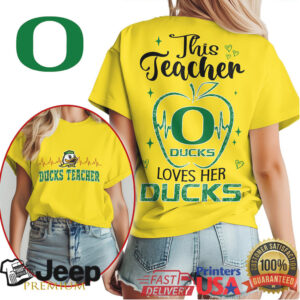Oregon Ducks Official Teacher Appreciation Month Women's Shirt