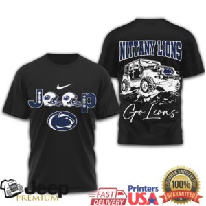Penn State Nittany Lions Jeep 4X4 Mountain Graphic Tshirt Penn State Nittany Lions Jeep 4X4 Mountain Graphic Tshirt