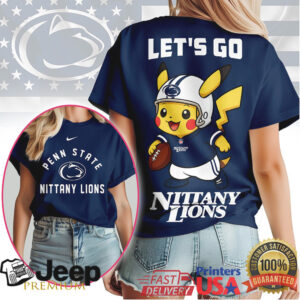 Penn State Nittany Lions Official NCAA Pokemon Fan 3D Shirt