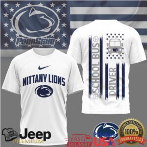 Penn State Nittany Lions Official NCAA School Bus Driver 3D Shirt