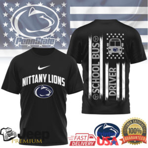 Penn State Nittany Lions Official NCAA School Bus Driver 3D Shirt