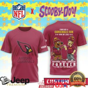 Personalized Arizona Cardinals Scooby Doo No Matter What NFL T Shirt