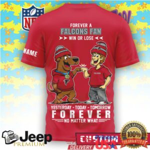 Personalized Atlanta Falcons Scooby Doo Win Or Lose Forever NFL T Shirt