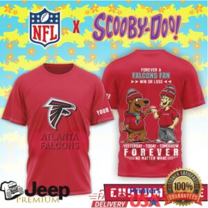 Personalized Atlanta Falcons Scooby Doo Win Or Lose Forever NFL T Shirt