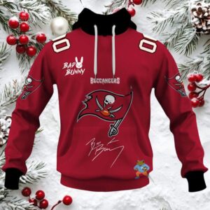 Personalized Buccaneers Bad Bunny Bowl LX 2026 Official Hoodie