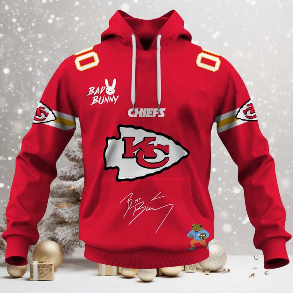 Personalized Chiefs Bad Bunny Bowl LX 2026 Official Hoodie Personalized Chiefs Bad Bunny Bowl LX 2026 Official Hoodie