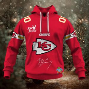Personalized Chiefs Bad Bunny Bowl LX 2026 Official Hoodie