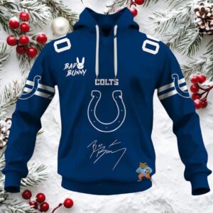 Personalized Colts Bad Bunny Bowl LX 2026 Official Hoodie
