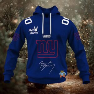 Personalized Giants Bad Bunny Bowl LX 2026 Official Hoodie