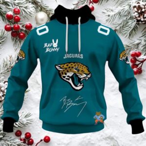 Personalized Jaguars Bad Bunny Bowl LX 2026 Official Hoodie