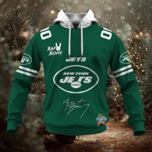 Personalized Jets Bad Bunny Bowl LX 2026 Official Hoodie