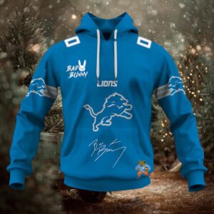 Personalized Lions Bad Bunny Bowl LX 2026 Official Hoodie
