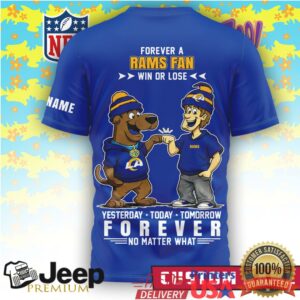 Personalized Los Angeles Rams Scooby Doo Win Or Lose NFL Fan Shirt