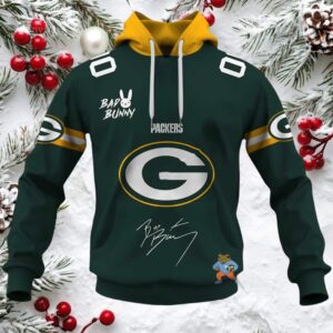 Personalized Packers Bad Bunny Bowl LX 2026 Official Hoodie
