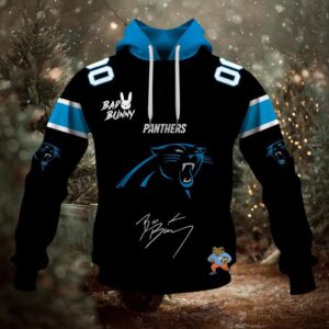 Personalized Panthers Bad Bunny Bowl LX 2026 Official Hoodie