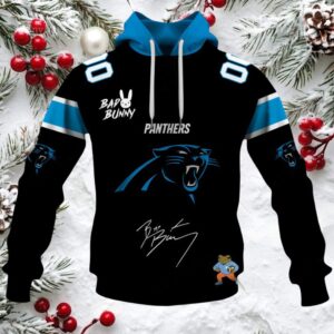 Personalized Panthers Bad Bunny Bowl LX 2026 Official Hoodie