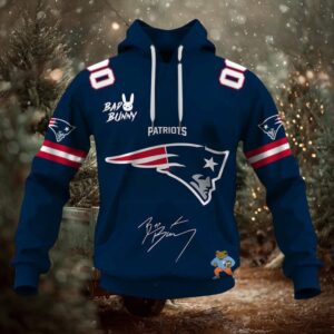 Personalized Patriots Bad Bunny Bowl LX 2026 Official Hoodie