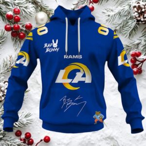 Personalized Rams Bad Bunny Bowl LX 2026 Official Hoodie