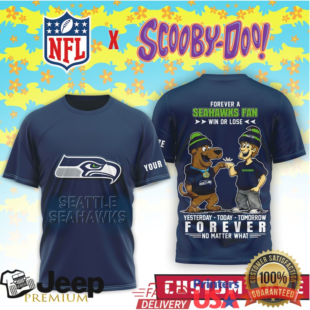 Personalized Seattle Seahawks x Scooby Doo No Matter What T Shirt Personalized Seattle Seahawks x Scooby Doo No Matter What T Shirt